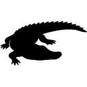 imitation de la matière de crocodile d'une trousse de toilette 