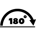 ouverture en 180 degrés d'une trousse de toilette