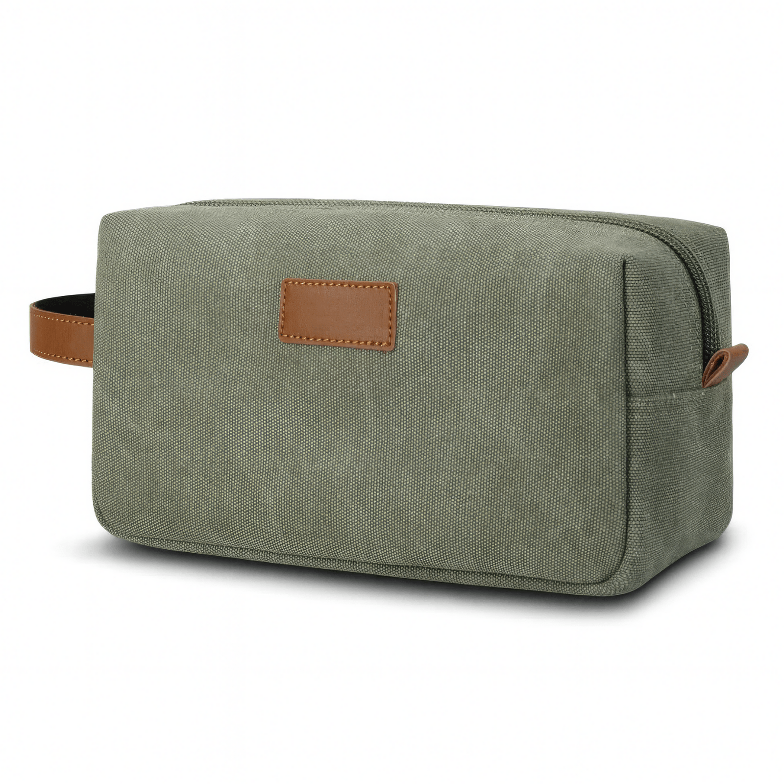 Trousse de toilette homme vintage en toile noire élégante