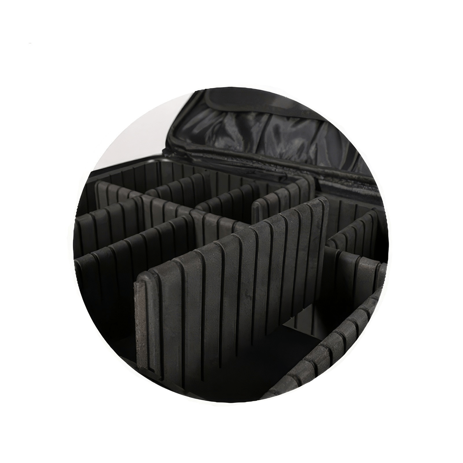 Séparateurs amovibles intérieurs trousse de toilette femme XXL noire